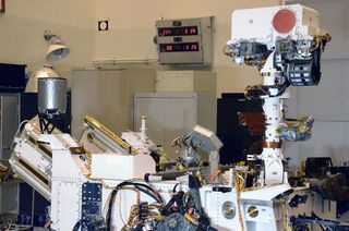 Curiosity is equipped with both low-gain and high-gain antennas to serve as both its
