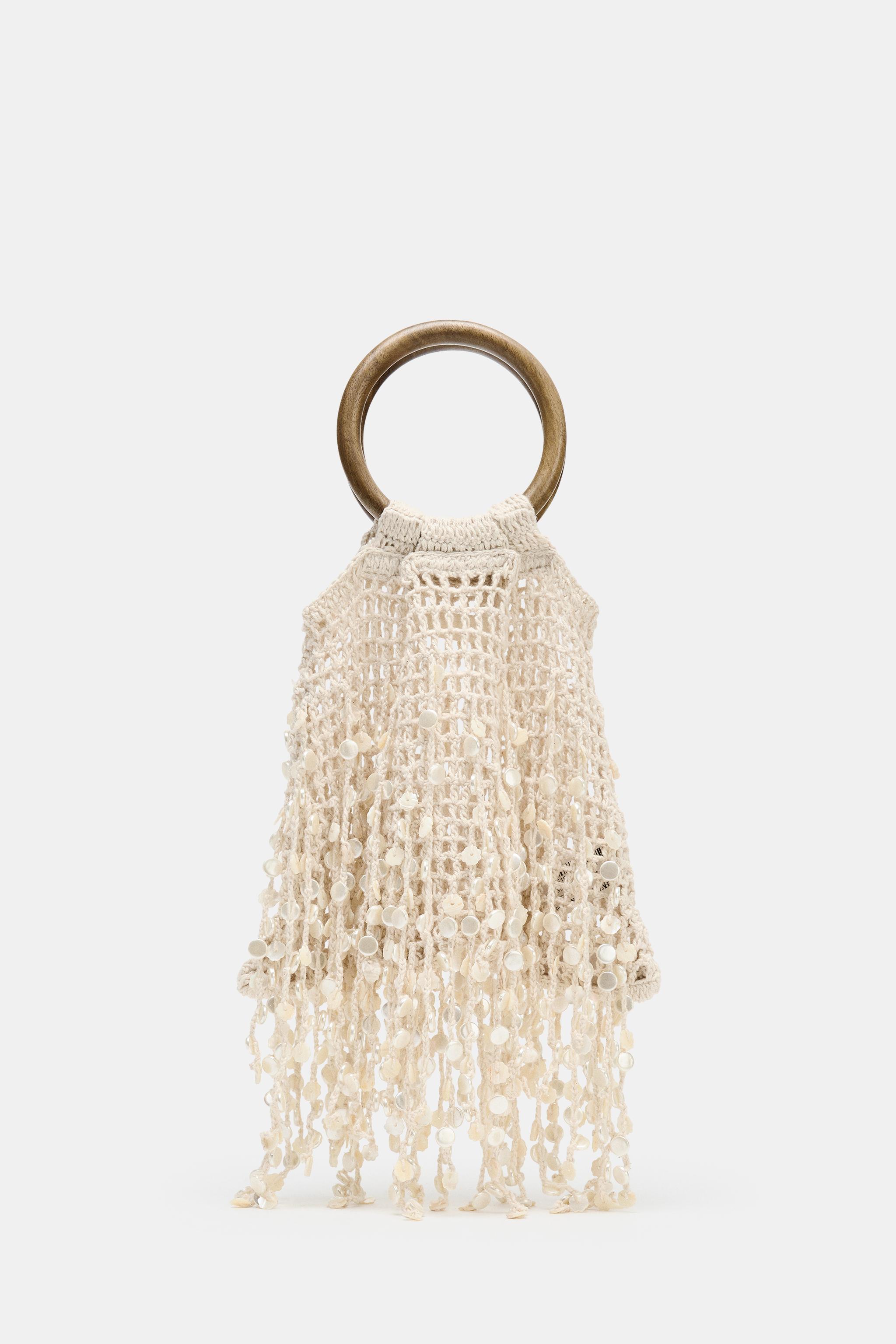 Beaded Bucket Bag