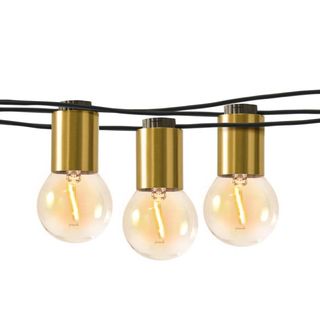 Glow Globe Edison LED Waterproof Outdoor 12-Bulb String Lights 