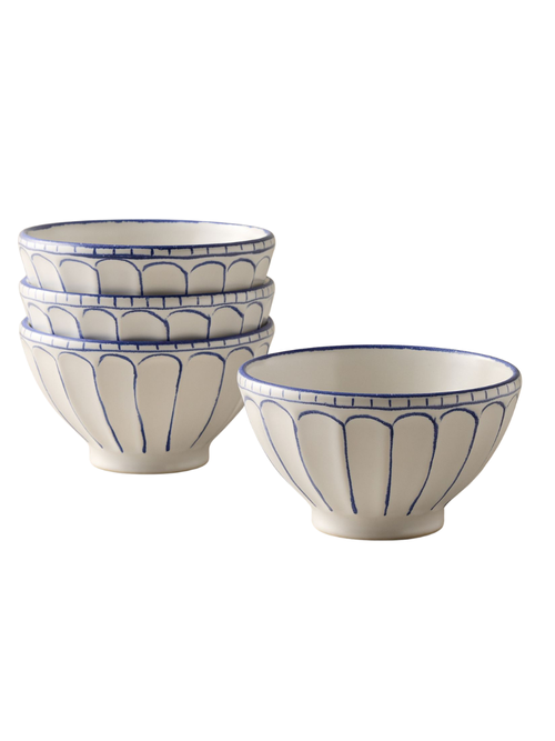 Russ & Daughters Stoneware Cereal Bowls, Set of 4