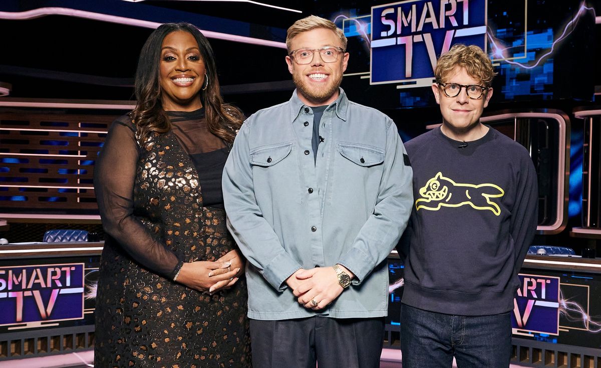 Rob Beckett’s Smart TV on Sky Max is a fun new quiz show about television trivia, with Alison Hammond and Josh Widdicombe as captains.