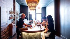 The Shia restaurant's bar