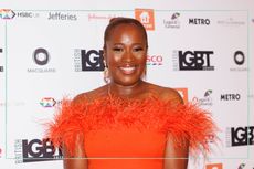 Charlene White on the red carpet at the British LGBT Awards