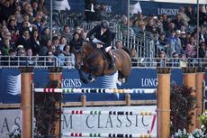 Nick Skelton riding Big Star in the London GCT grand prix