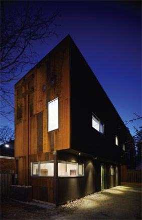 Exterior of Laneway House