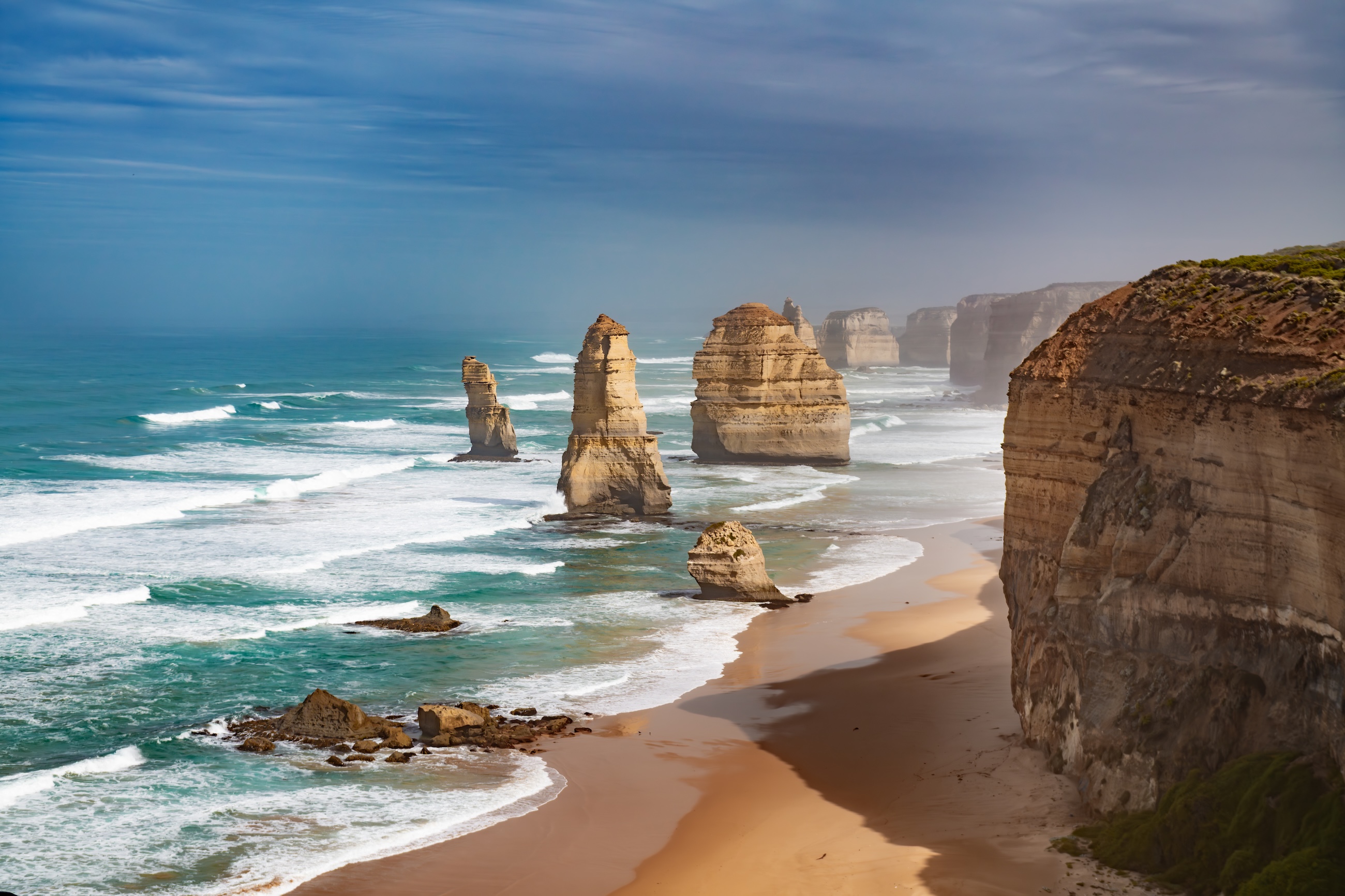 The Twelve Apostles along the Great Ocean Road