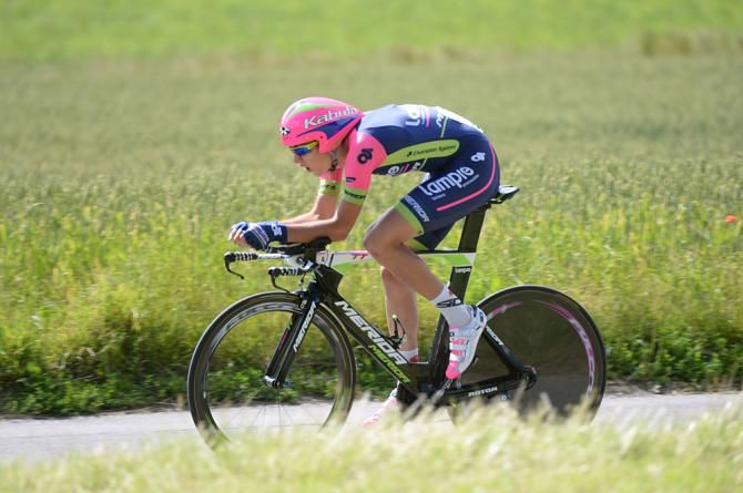 Mattia Cattaneo (Lampre-Merida) put in a strong ride for tenth on the stage