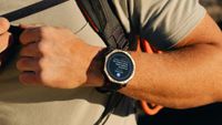 Amazfit T-Rex Dual Solar on a wrist
