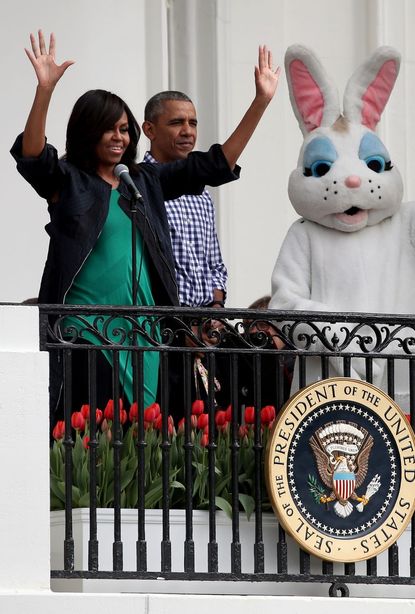 They're expected to host the annual White House Easter Egg Roll.
