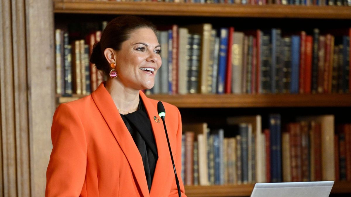 Princess Victoria just wore the perfect professional Zara blazer - and the 'pumpkin' shade is so on trend right now
