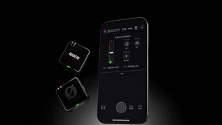 Rode wireless microphone and Apple iPhone