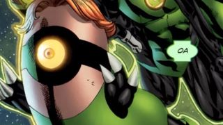 DC Comics artwork of Green Lantern Larvox