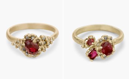 ruby rings by Ruth Tomlinson