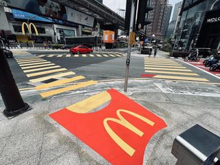 The McDonald's crosswalk