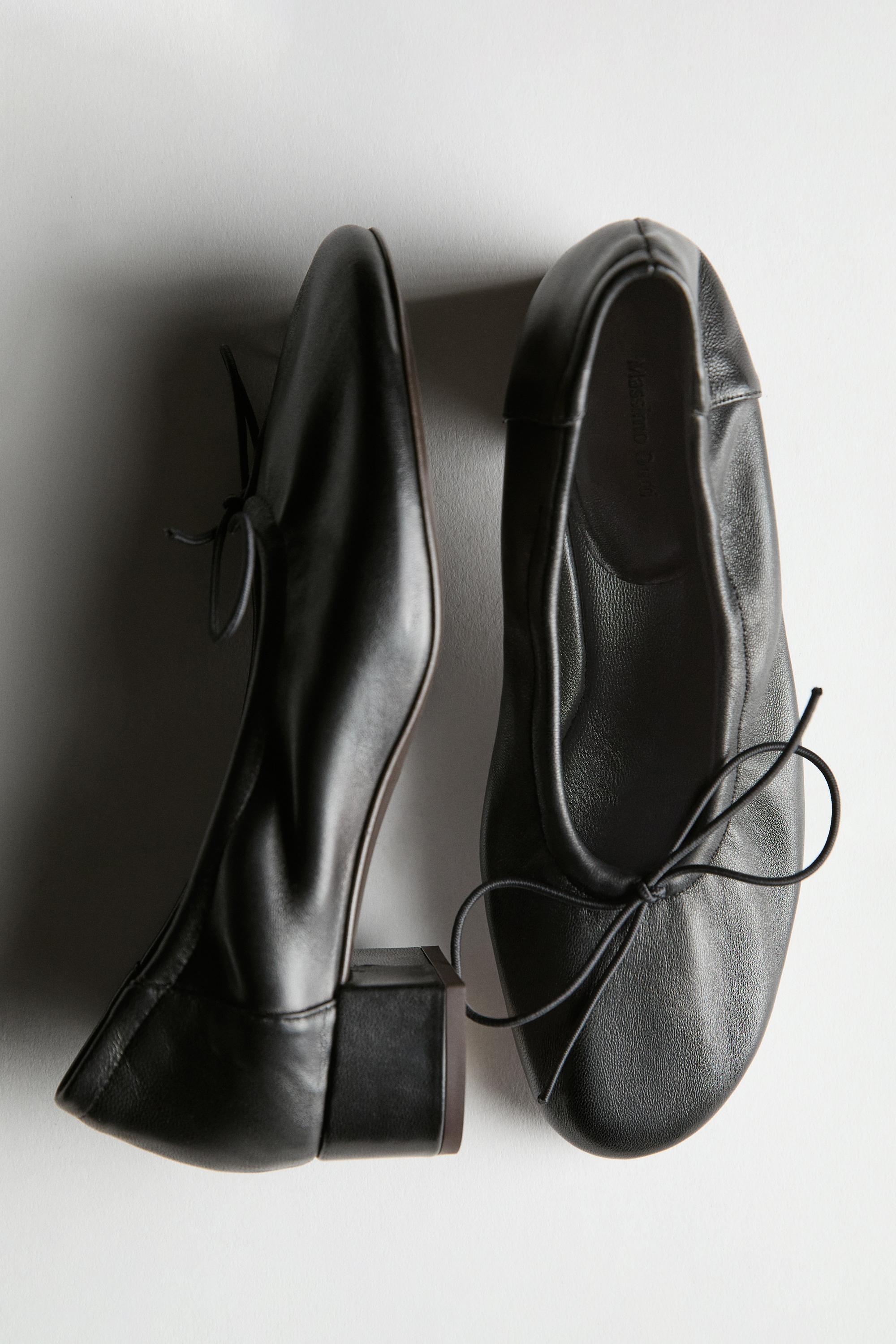 Massimo Dutti, High-Heel Ballerinas