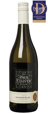 DWWA 14 International Trophy, Paul Cluver Estate Sauvignon Blanc South Africa 2013