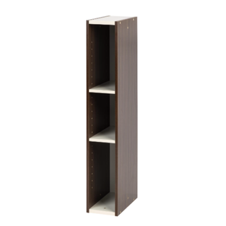 brown adjustable shelf