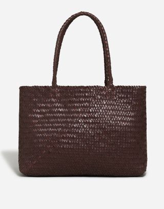 Madewell, The Handwoven Leather Tote