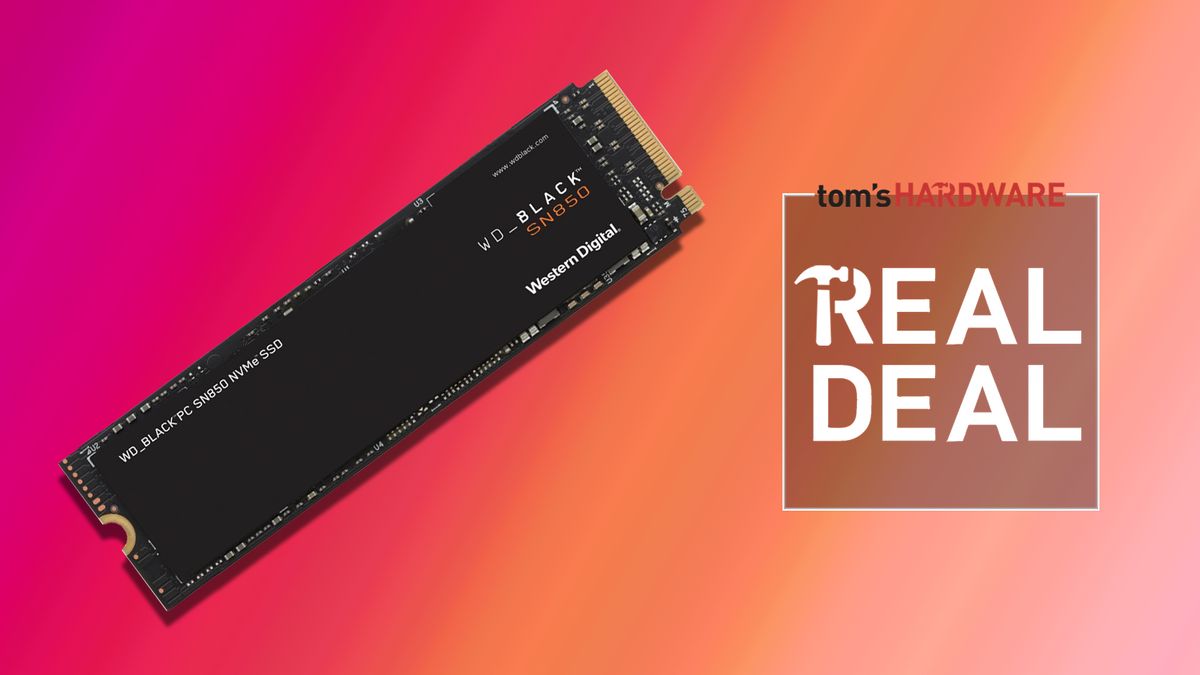 Get $55 Off This WD Black SN850 1TB PCIe 4.0 SSD at Newegg | Tom's