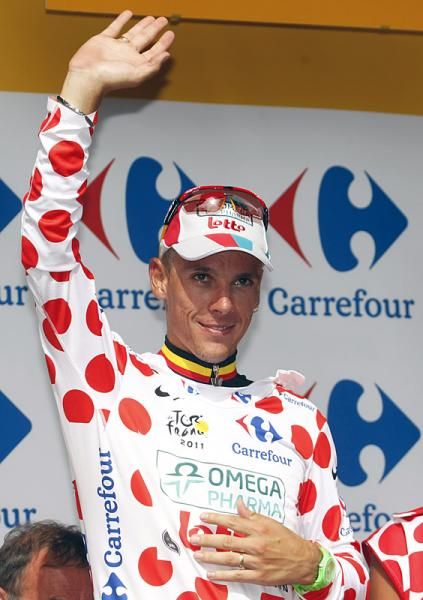 Mountains leader Philippe Gilbert (Omega Pharma-Lotto)