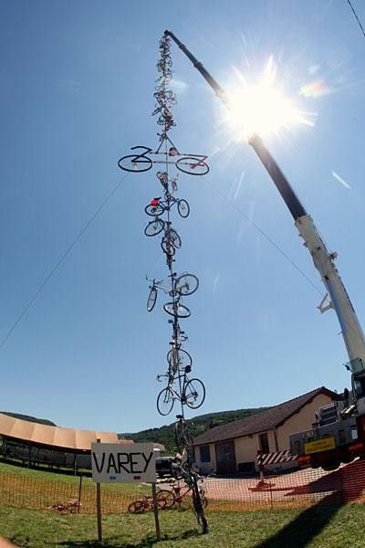 Communities always celebrate Le Tour and come with special ways of doing so, but all centred around the bicycle.