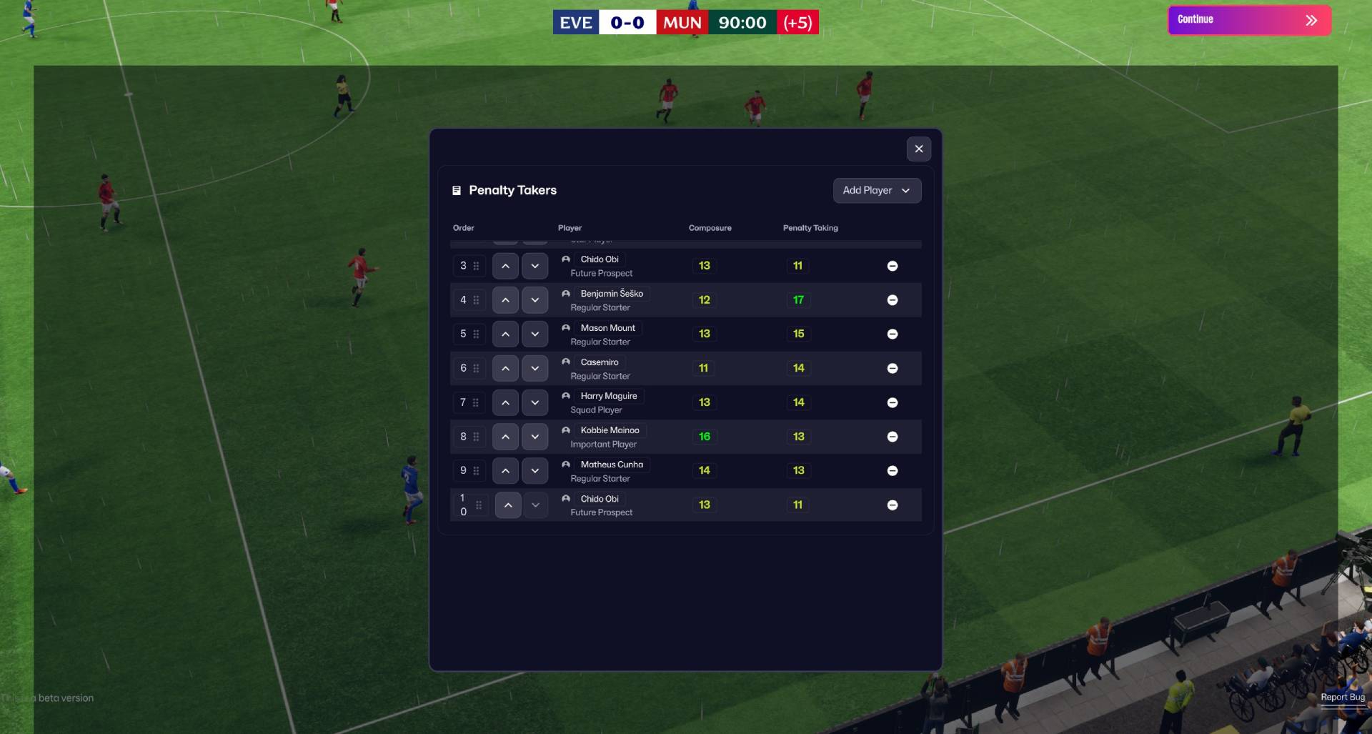 A screenshot from Football Manager 26