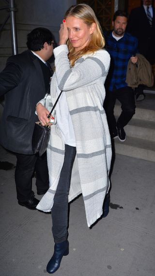 Cameron Diaz's best looks - the graphic print knit