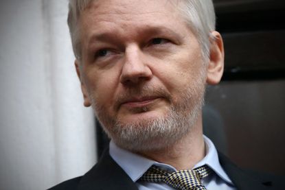 WikiLeaks founder Julian Assange in London, England