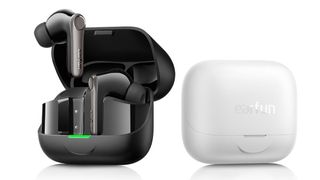 EarFun Air Pro 4 Plus wireless earbuds in black and in white
