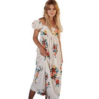 Free People Linda Lou Poplin Dress