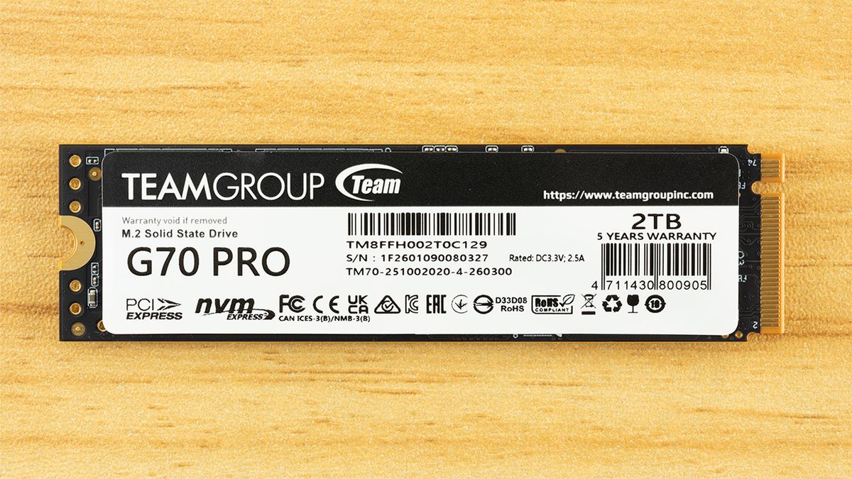 TeamGroup G70 Pro 2TB SSD