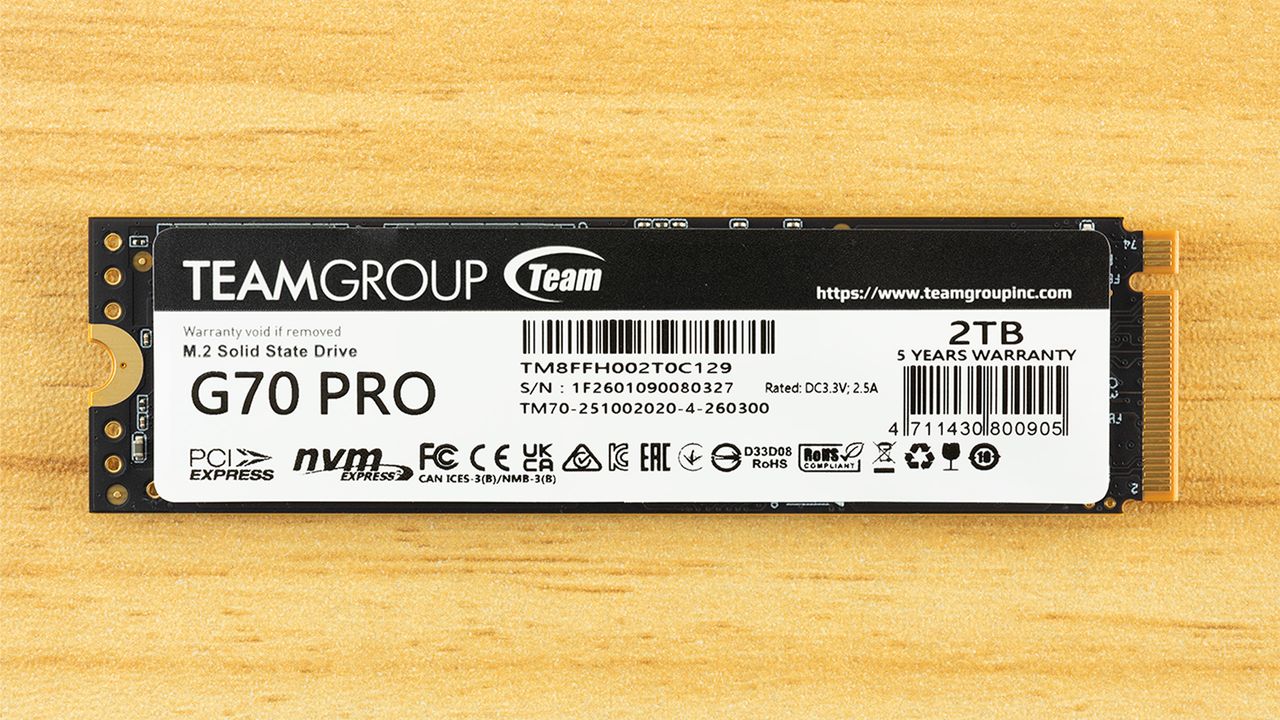 TeamGroup G70 Pro 2TB SSD