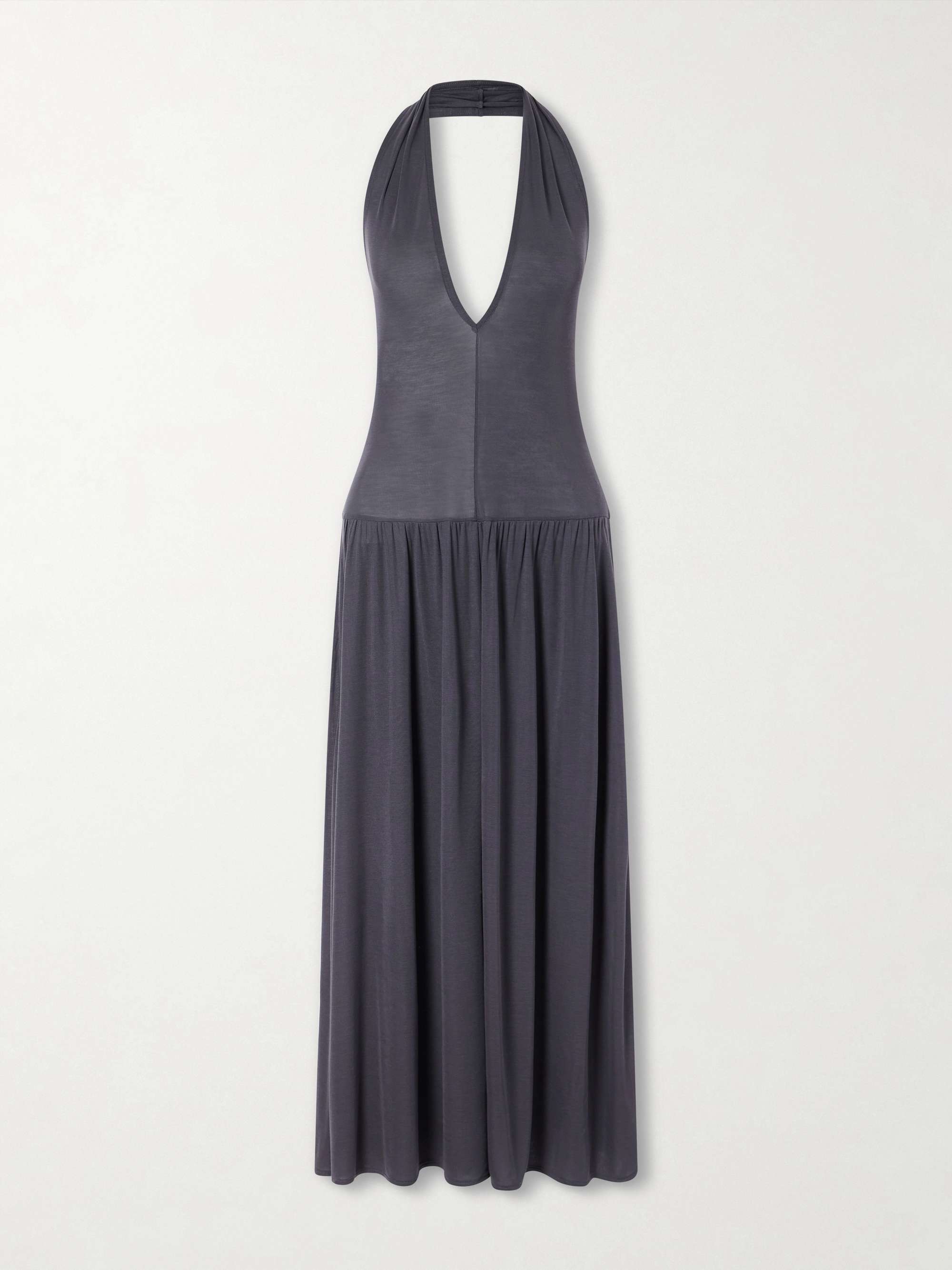 Tencel&amp;trade; Lyocell Halterneck Midi Dress