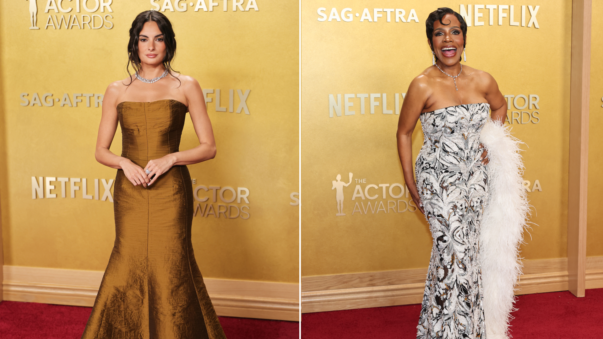 paige desorbo and sheryl lee ralph at the 2026 actors awards red carpet