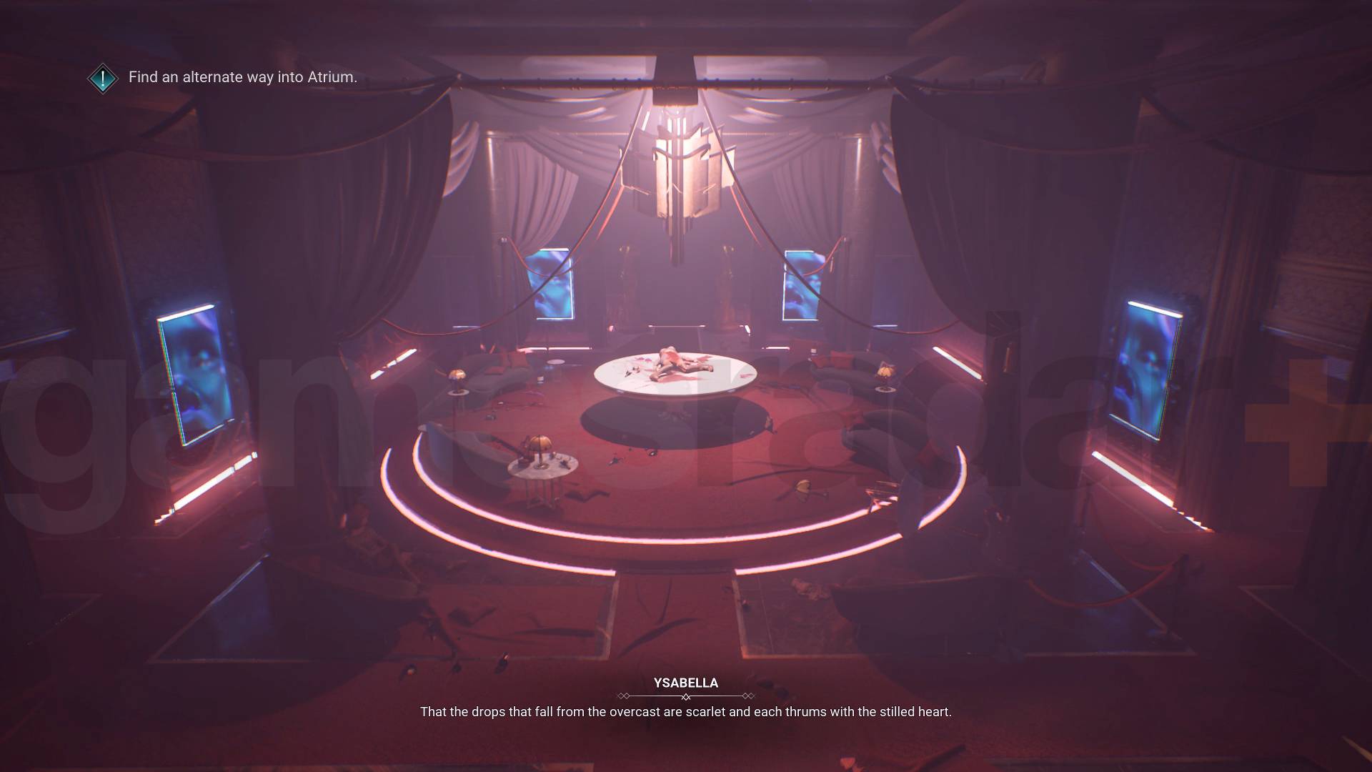 Bloodlines 2 painting puzzle atrium ysabella 