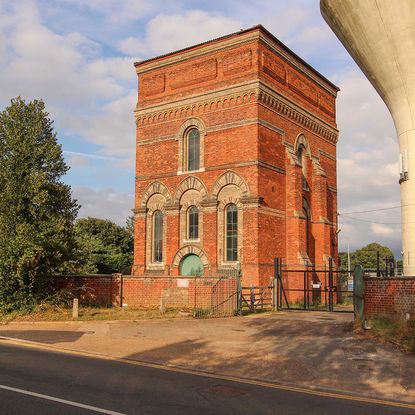 exterior water tower