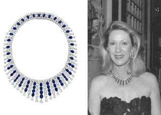 Anne Eisenhower and her Van Cleef & Arpels necklace