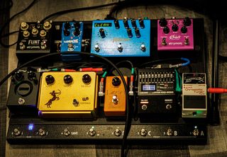 Kenny Hickey's pedalboard