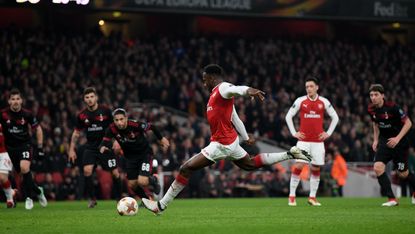 Danny Welbeck dive Arsenal Milan Europa League