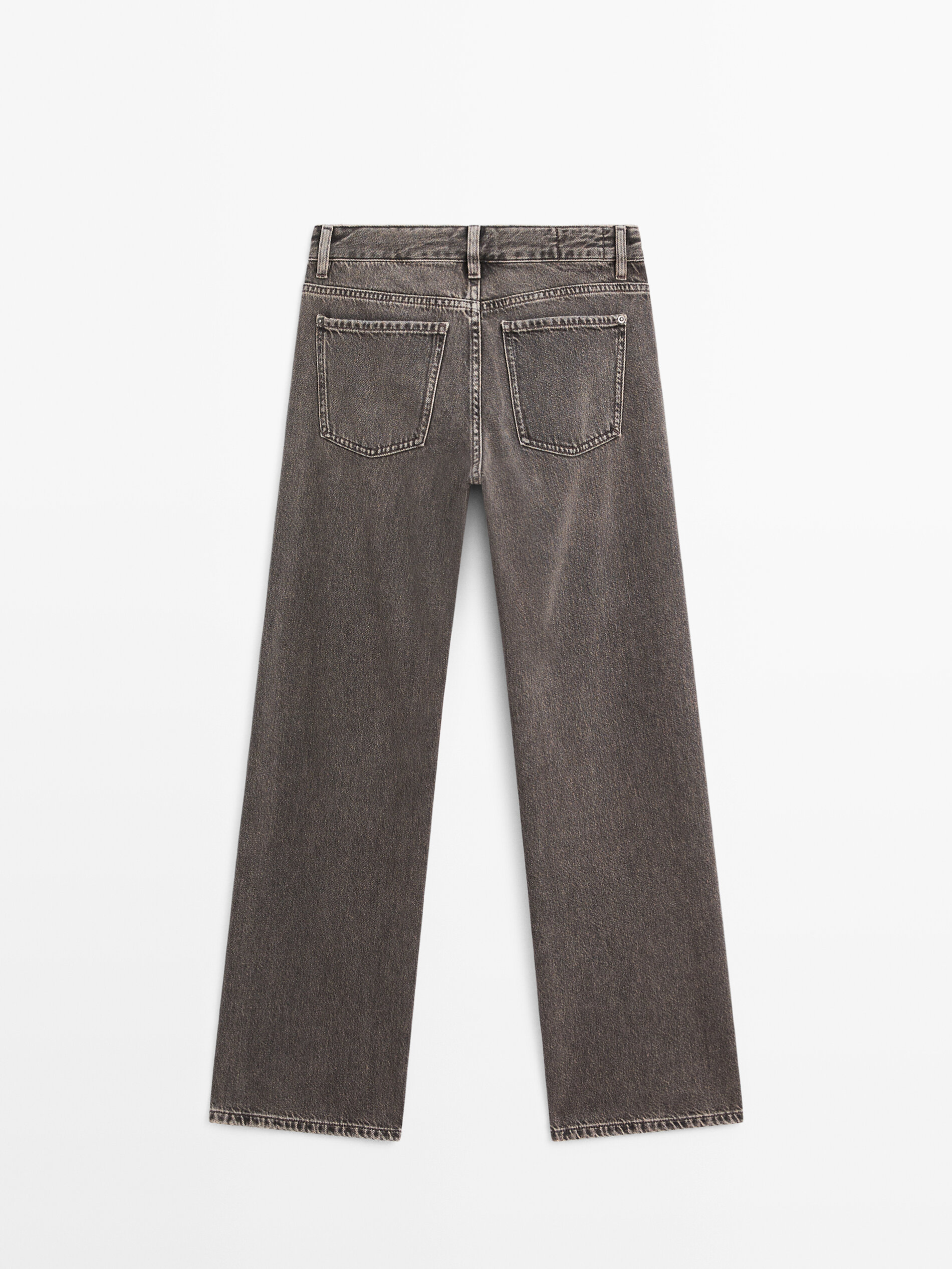Straight-Leg Low-Rise Jeans