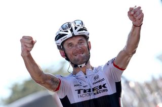 Frank Schleck (Trek) turned back the clock to win stage 16