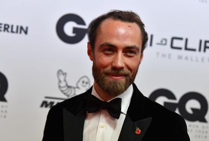 A close up of James Middleton