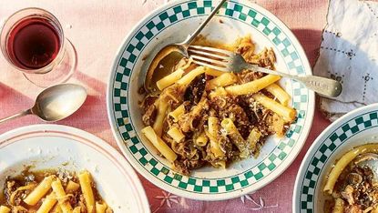 Pasta with stewed beef is a typical Sunday lunch for Neapolitans