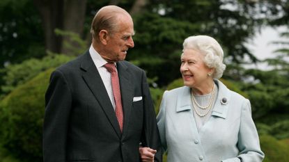 The Queen Elizabeth II and Prince Philip, The Duke of Edinburgh re-visit Broadlands, to mark their Diamond Wedding Anniversary on November 20