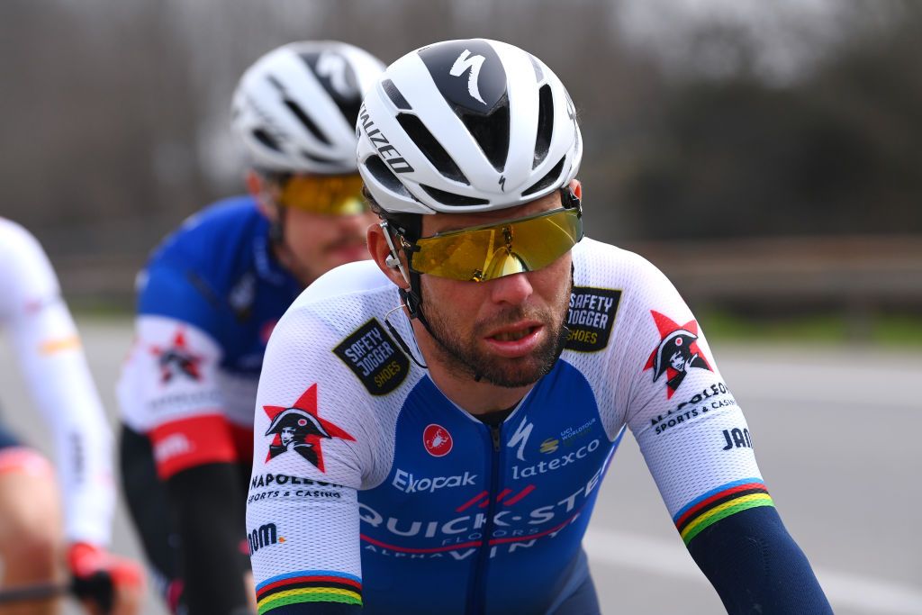 MILAN ITALY MARCH 16 Mark Cavendish of United Kingdom and Team QuickStep Alpha Vinyl competes during the 103rd MilanoTorino 2022 a 197km one day race from Magenta to Rivoli MilanoTorino on March 16 2022 in Milan Italy Photo by Tim de WaeleGetty Images