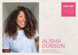 Alisha Dobson Marie Claire hair awards 2024 judge