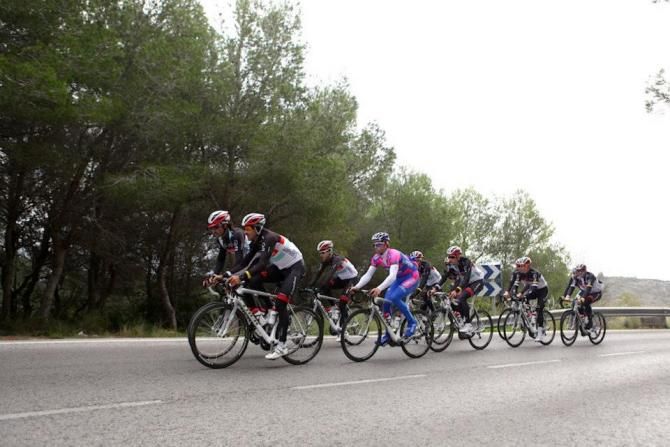 Man in pink: Danilo Hondo signed for the team from Lampre