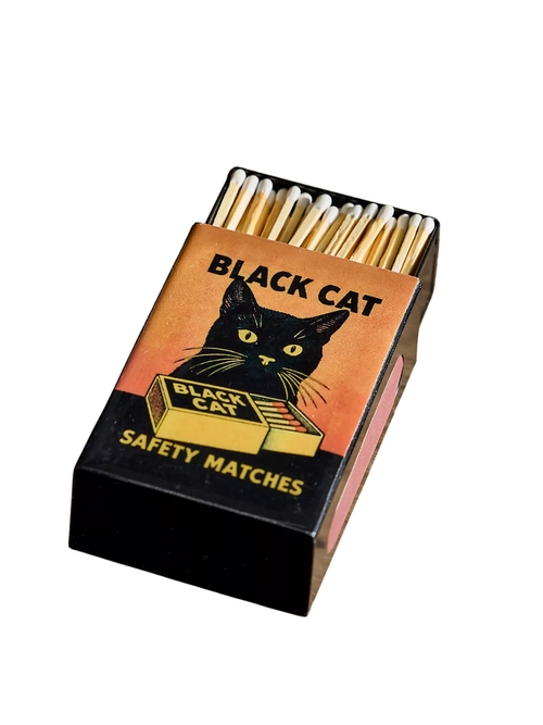 Black Cat Archival Matchbox