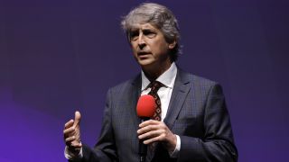 Alexander Payne on stage at the European Premiere and Cunard Gala screening of “The Holdovers" during the 67th BFI London Film Festival at The Royal Festival Hall