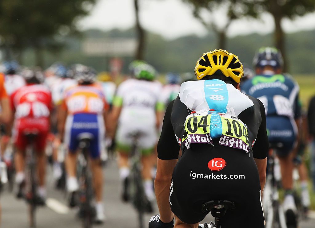 during stage three of the 2012 Tour de France from Orchies to Boulogne-sur-Mer on July 3, 2012 in Boulogne-sur-Mer, France.